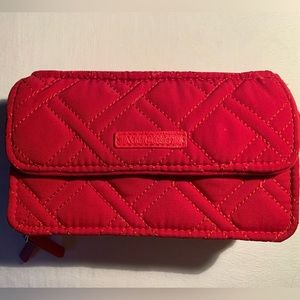 Vera Bradley Red RFID All in One Crossbody